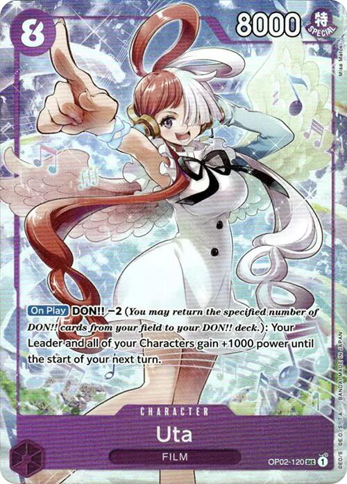 Uta (OP02-120) (Premium Card Collection -Uta-) [One Piece Promotion Cards] | Eastridge Sports Cards & Games