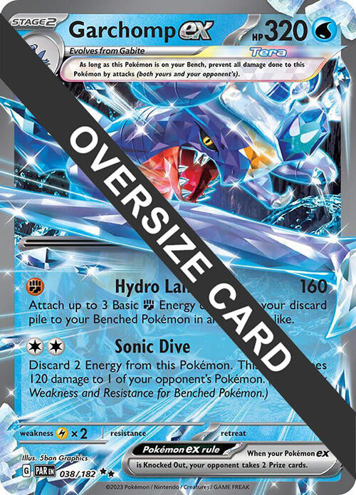 Garchomp ex (038) (Jumbo Card) [Scarlet & Violet: Black Star Promos] | Eastridge Sports Cards & Games