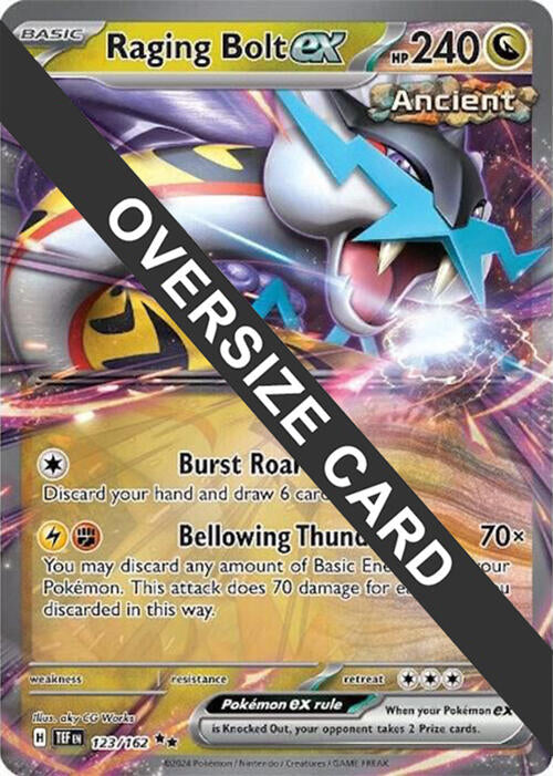 Raging Bolt ex (123) (Jumbo Card) [Scarlet & Violet: Black Star Promos] | Eastridge Sports Cards & Games