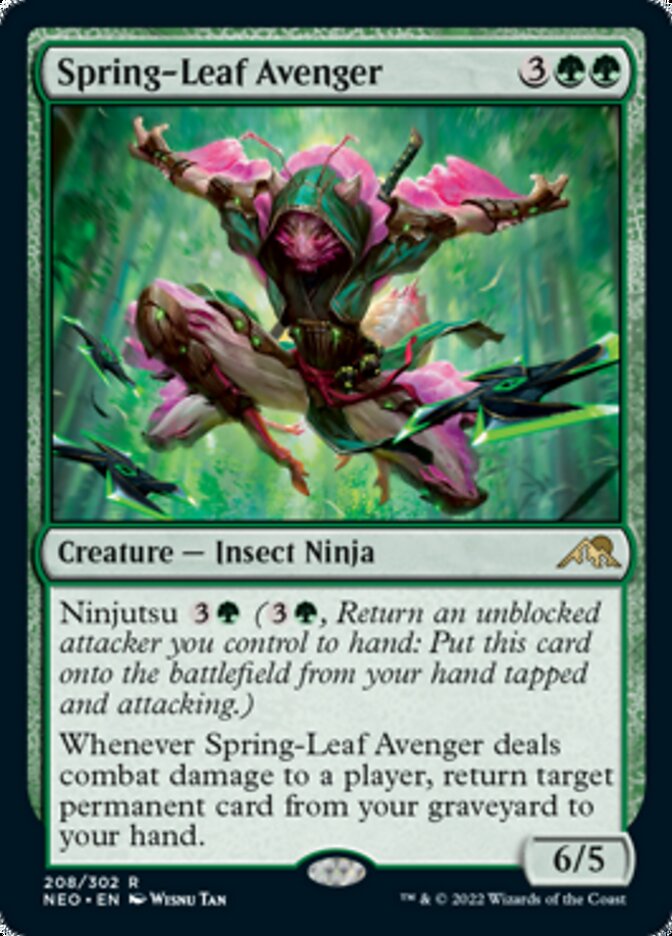 Spring-Leaf Avenger [Kamigawa: Neon Dynasty] | Eastridge Sports Cards & Games