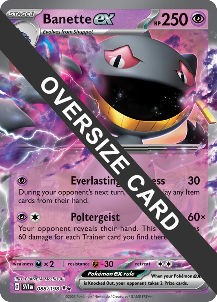 Banette ex (088) (Jumbo Card) [Scarlet & Violet: Base Set] | Eastridge Sports Cards & Games