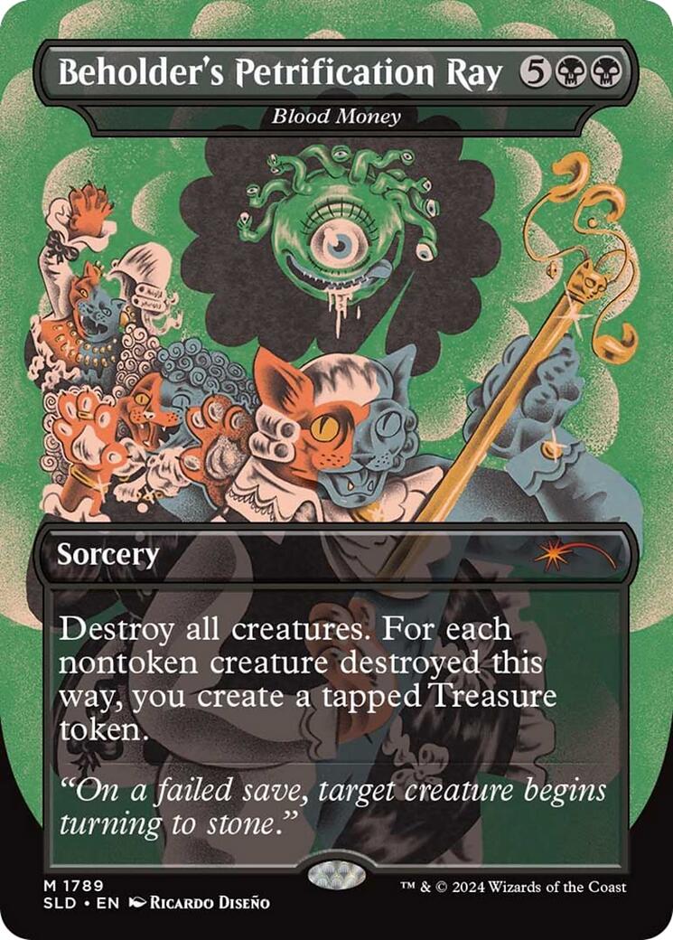 Beholder's Petrification Ray - Blood Money [Secret Lair Drop Series] | Eastridge Sports Cards & Games