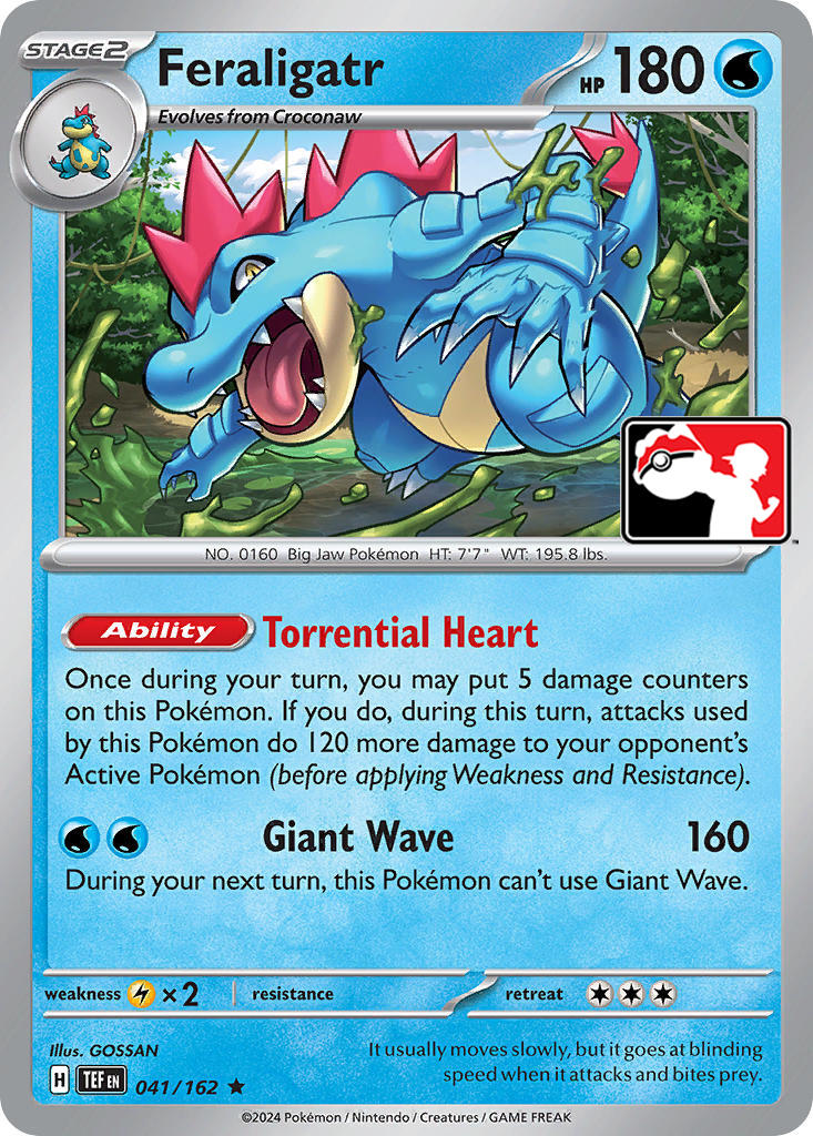 Feraligatr (041/162) [Prize Pack Series Five] | Eastridge Sports Cards & Games