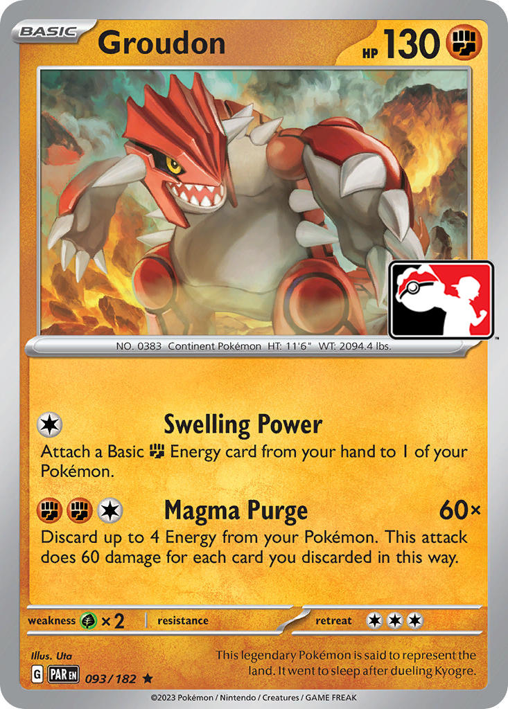 Groudon (093/182) [Prize Pack Series Five] | Eastridge Sports Cards & Games