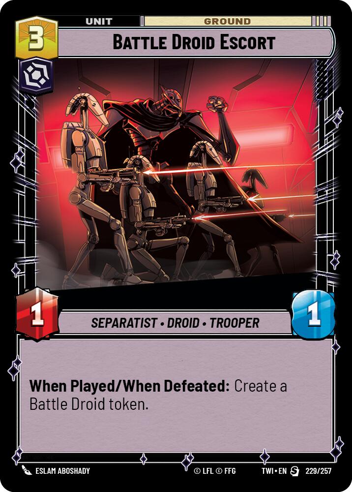 Battle Droid Escort (229/257) (229/257) [Twilight of the Republic] | Eastridge Sports Cards & Games
