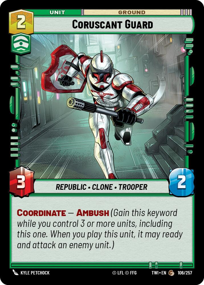 Coruscant Guard (106/257) (106/257) [Twilight of the Republic] | Eastridge Sports Cards & Games