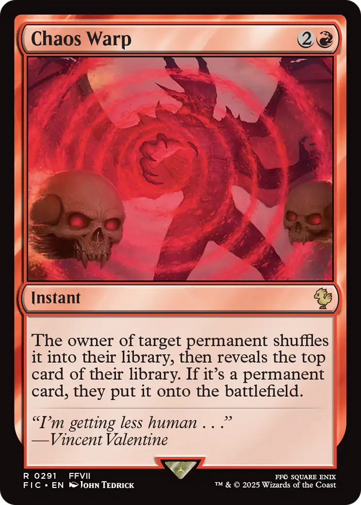 Chaos Warp [FINAL FANTASY Commander] | Eastridge Sports Cards & Games