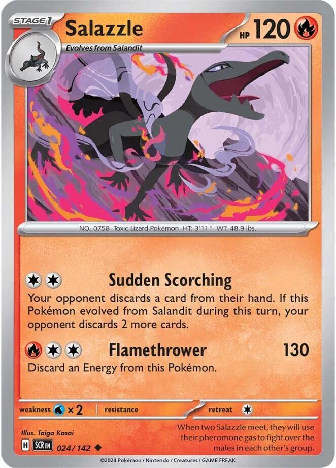 Salazzle (024/142) [Scarlet & Violet: Stellar Crown] | Eastridge Sports Cards & Games