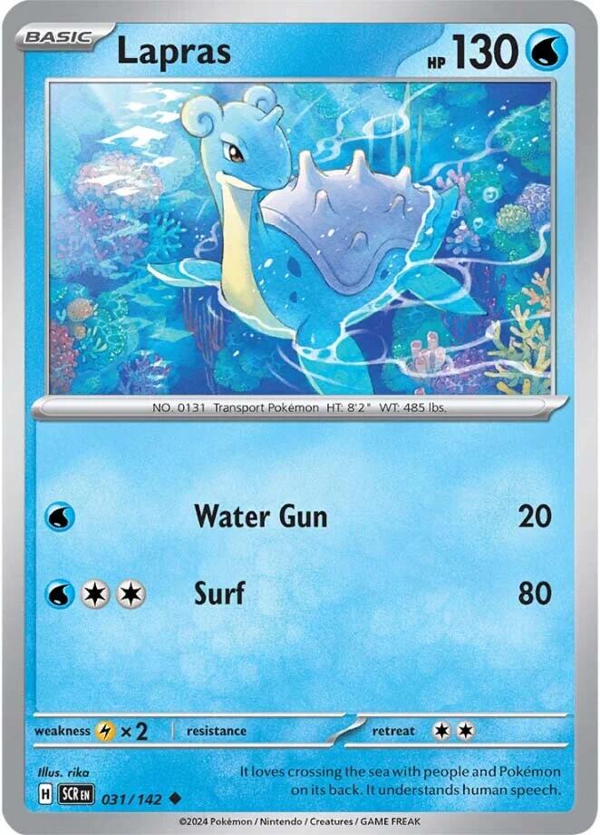 Lapras (031/142) [Scarlet & Violet: Stellar Crown] | Eastridge Sports Cards & Games