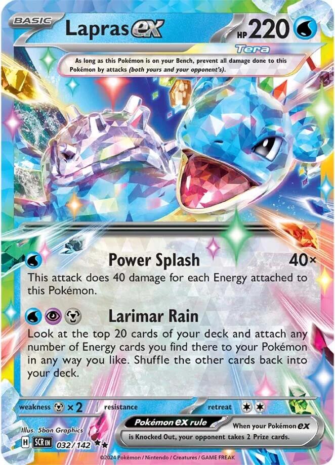 Lapras ex (032/142) [Scarlet & Violet: Stellar Crown] | Eastridge Sports Cards & Games