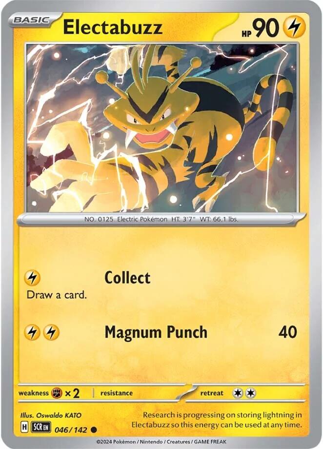 Electabuzz (046/142) [Scarlet & Violet: Stellar Crown] | Eastridge Sports Cards & Games