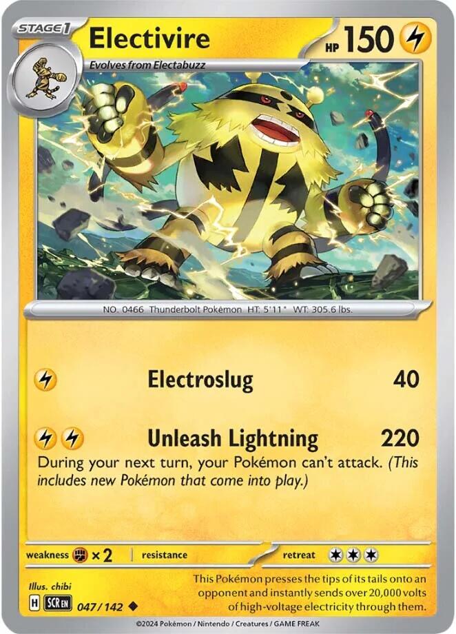 Electivire (047/142) [Scarlet & Violet: Stellar Crown] | Eastridge Sports Cards & Games