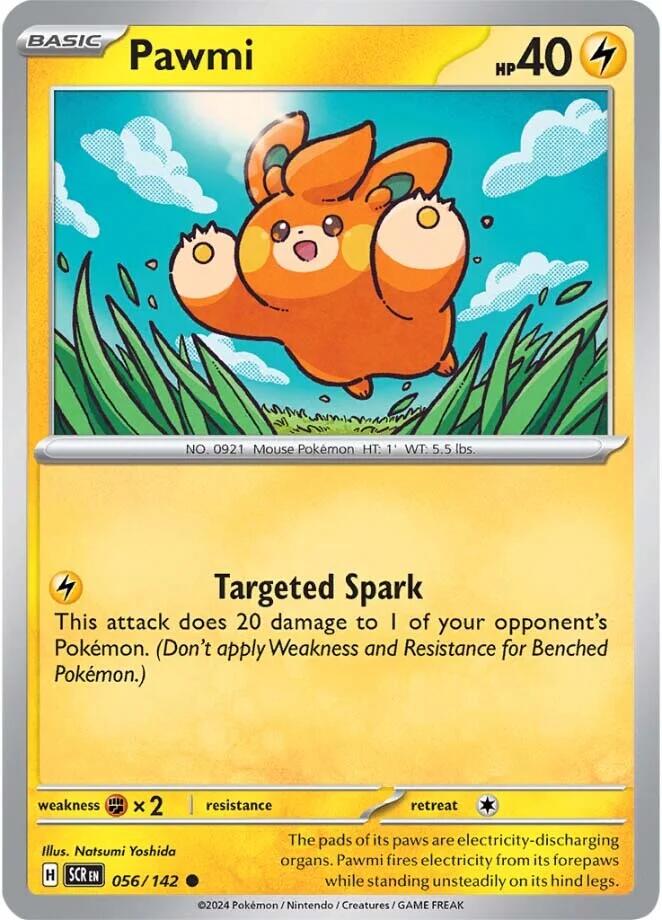 Pawmi (056/142) [Scarlet & Violet: Stellar Crown] | Eastridge Sports Cards & Games