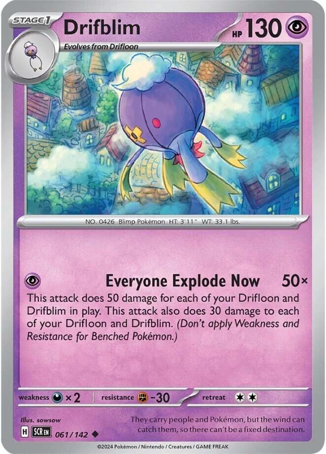 Drifblim (061/142) [Scarlet & Violet: Stellar Crown] | Eastridge Sports Cards & Games