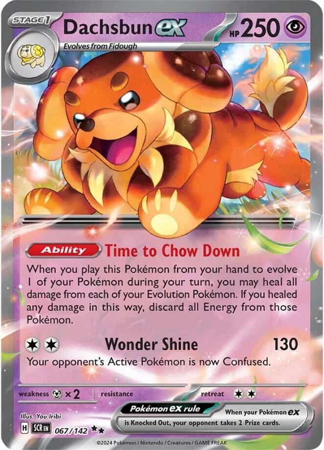 Dachsbun ex (067/142) [Scarlet & Violet: Stellar Crown] | Eastridge Sports Cards & Games