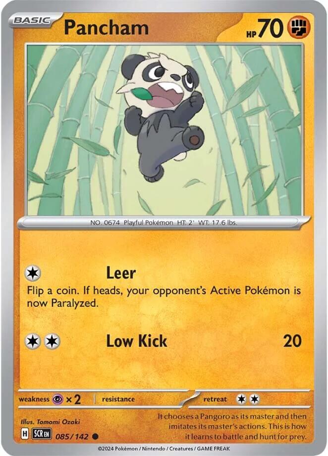 Pancham (085/142) [Scarlet & Violet: Stellar Crown] | Eastridge Sports Cards & Games