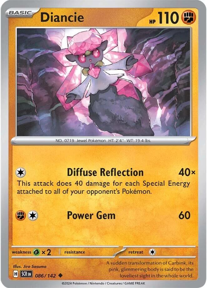 Diancie (086/142) [Scarlet & Violet: Stellar Crown] | Eastridge Sports Cards & Games