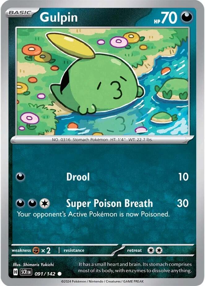 Gulpin (091/142) [Scarlet & Violet: Stellar Crown] | Eastridge Sports Cards & Games