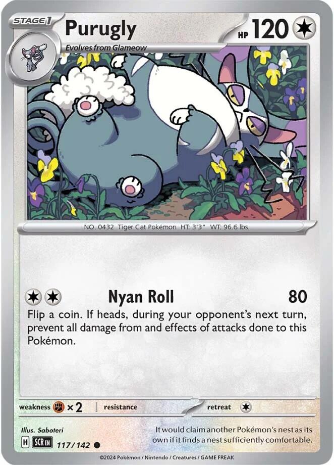 Purugly (117/142) [Scarlet & Violet: Stellar Crown] | Eastridge Sports Cards & Games