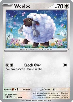 Wooloo (124/142) [Scarlet & Violet: Stellar Crown] | Eastridge Sports Cards & Games