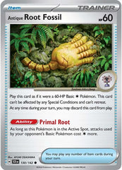 Antique Root Fossil (130/142) [Scarlet & Violet: Stellar Crown] | Eastridge Sports Cards & Games