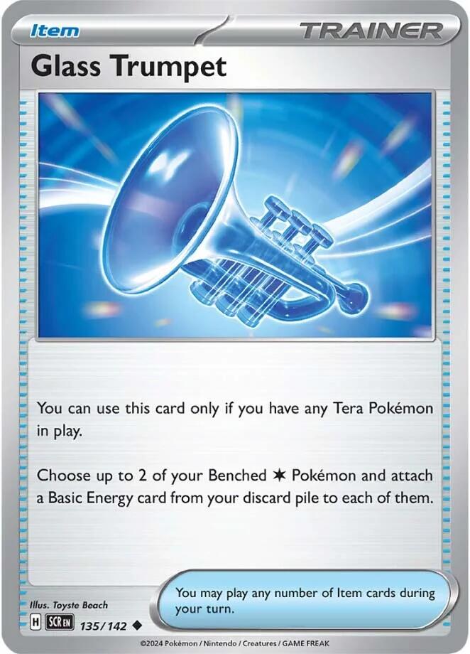 Glass Trumpet (135/142) [Scarlet & Violet: Stellar Crown] | Eastridge Sports Cards & Games