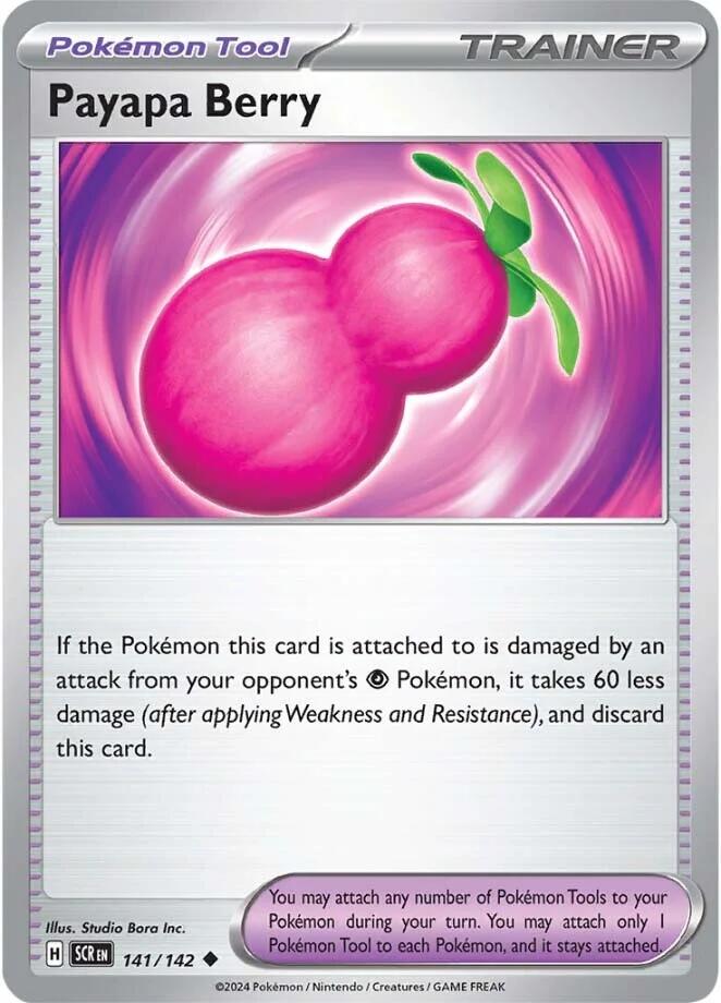 Payapa Berry (141/142) [Scarlet & Violet: Stellar Crown] | Eastridge Sports Cards & Games