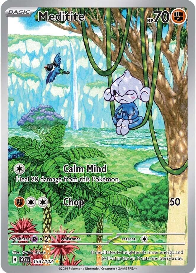 Meditite (153/142) [Scarlet & Violet: Stellar Crown] | Eastridge Sports Cards & Games