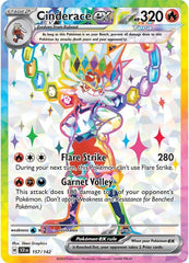 Cinderace ex (157/142) [Scarlet & Violet: Stellar Crown] | Eastridge Sports Cards & Games