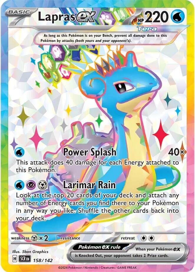 Lapras ex (158/142) [Scarlet & Violet: Stellar Crown] | Eastridge Sports Cards & Games