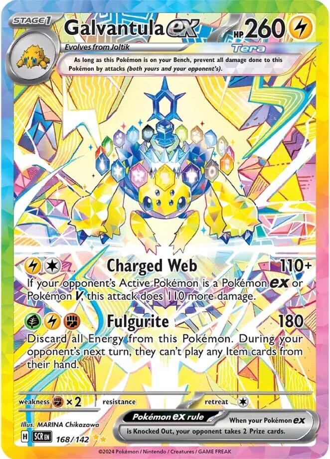 Galvantula ex (168/142) [Scarlet & Violet: Stellar Crown] | Eastridge Sports Cards & Games