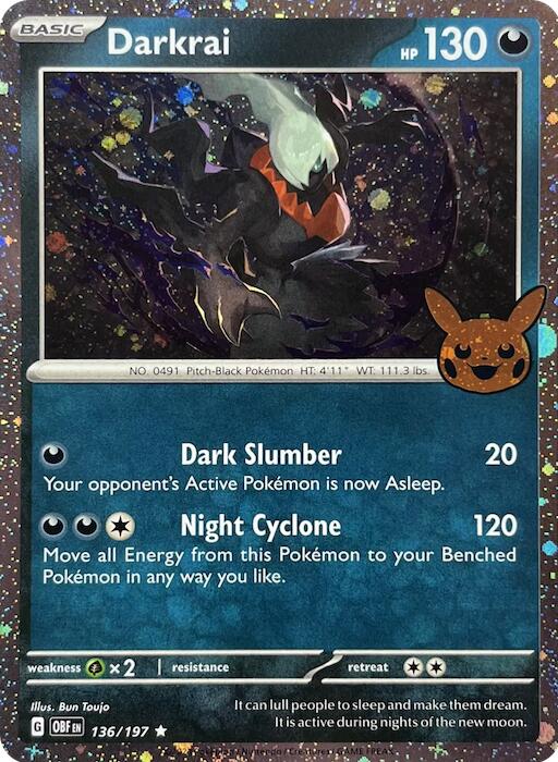 Darkrai (136/197) (Cosmos Holo) [Trick or Trade 2024] | Eastridge Sports Cards & Games