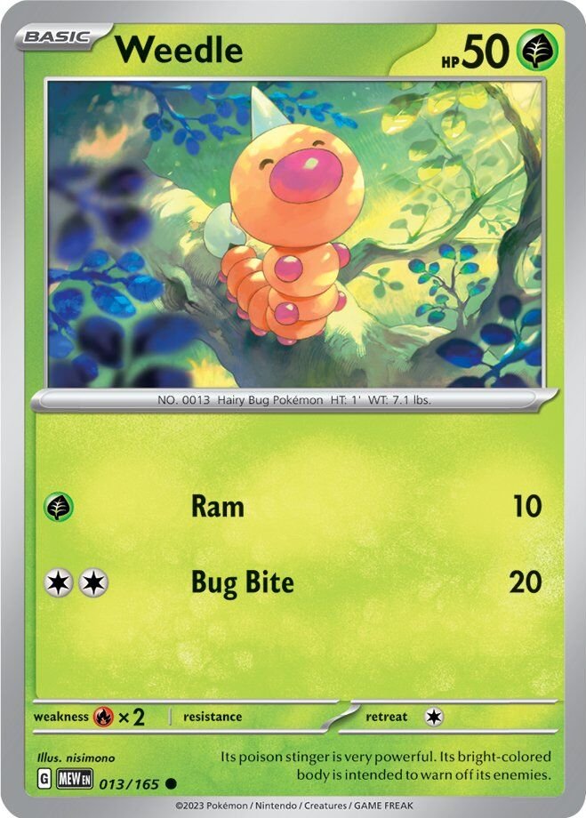 Weedle (013/165) [Scarlet & Violet 151] | Eastridge Sports Cards & Games