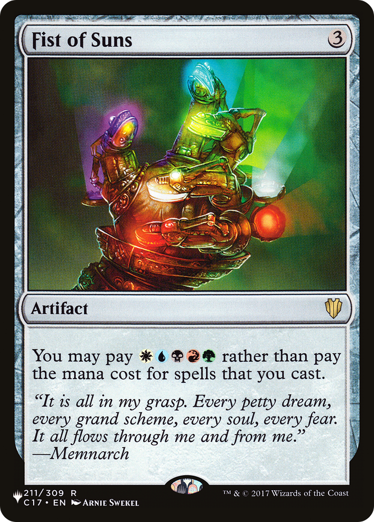 Fist of Suns [The List] | Eastridge Sports Cards & Games