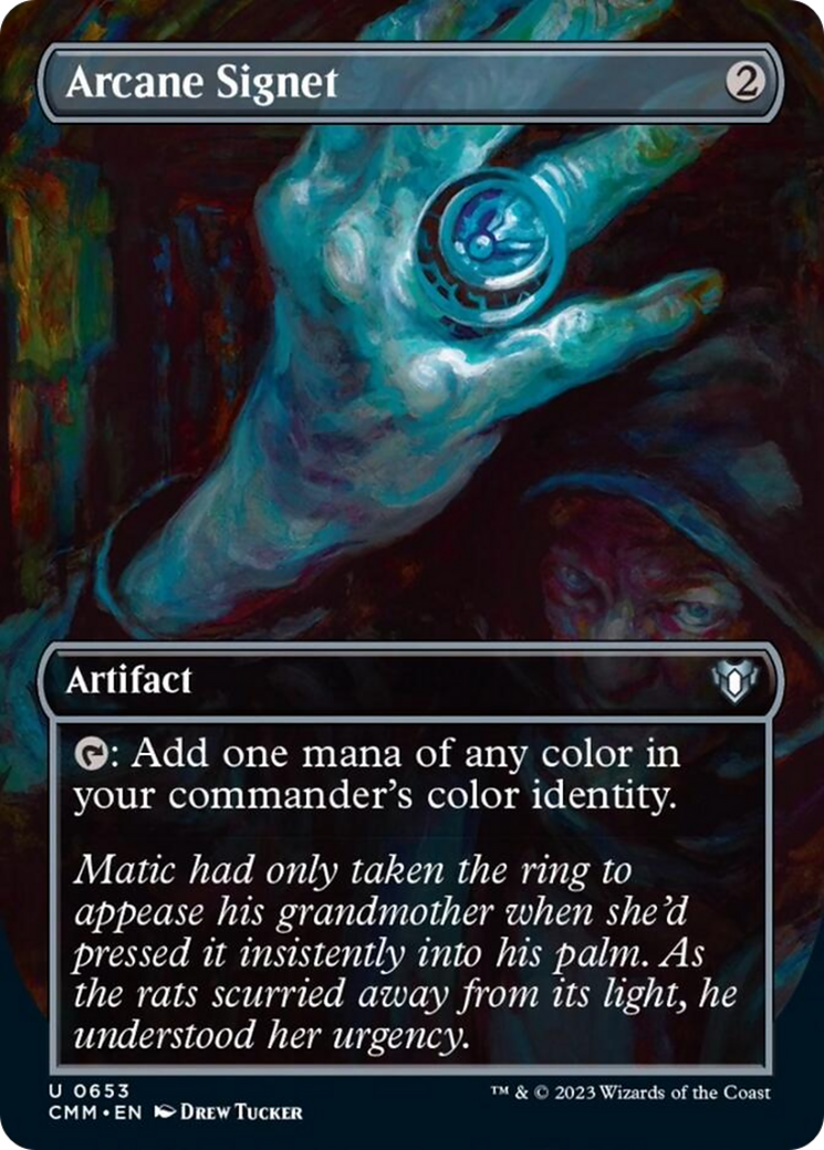 Arcane Signet (Borderless Alternate Art) [Commander Masters] | Eastridge Sports Cards & Games