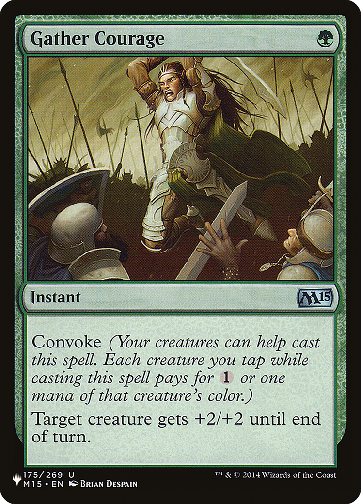 Gather Courage [The List] | Eastridge Sports Cards & Games