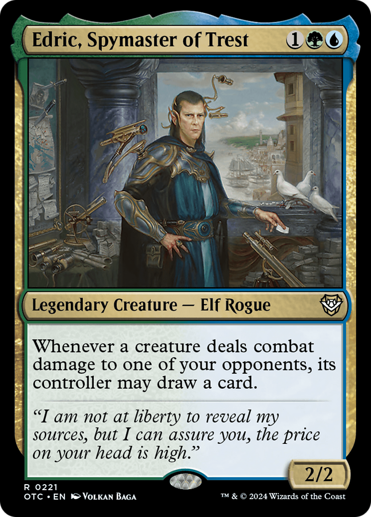 Edric, Spymaster of Trest [Outlaws of Thunder Junction Commander] | Eastridge Sports Cards & Games