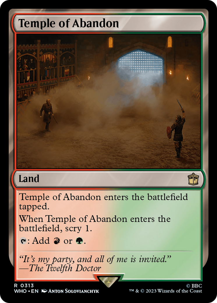 Temple of Abandon [Doctor Who] | Eastridge Sports Cards & Games