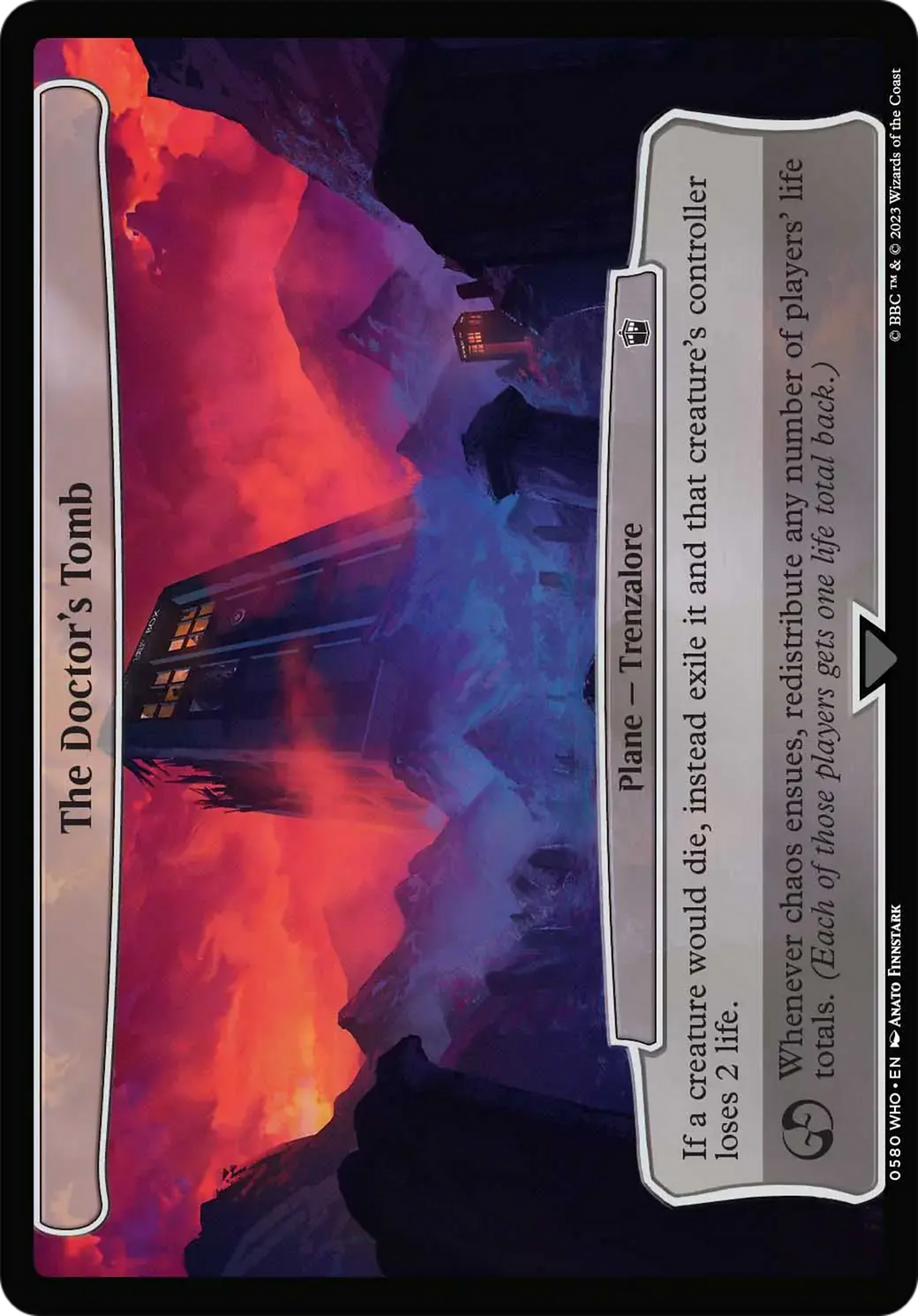 The Doctor's Tomb [Doctor Who] | Eastridge Sports Cards & Games