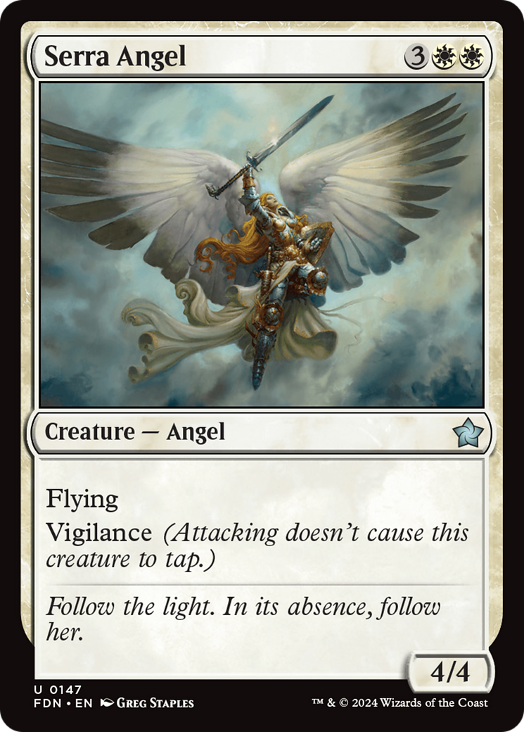 Serra Angel [Foundations] | Eastridge Sports Cards & Games