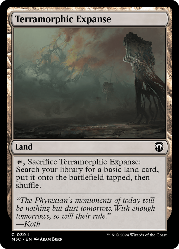 Terramorphic Expanse (Ripple Foil) [Modern Horizons 3 Commander] | Eastridge Sports Cards & Games