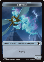 Cat // Thopter (0010) Double-Sided Token [Aetherdrift Tokens] | Eastridge Sports Cards & Games