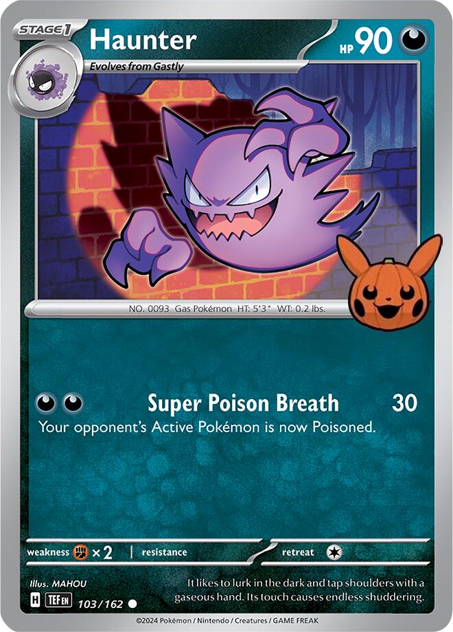 Haunter (103/162) [Trick or Trade 2024] | Eastridge Sports Cards & Games