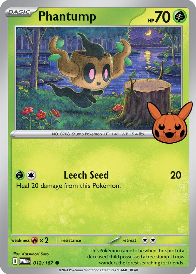 Phantump (012/167) [Trick or Trade 2024] | Eastridge Sports Cards & Games