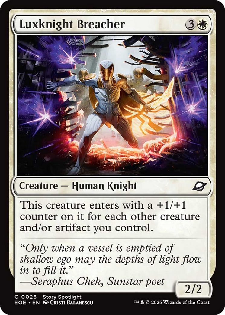 Luxknight Breacher [Edge of Eternities] | Eastridge Sports Cards & Games