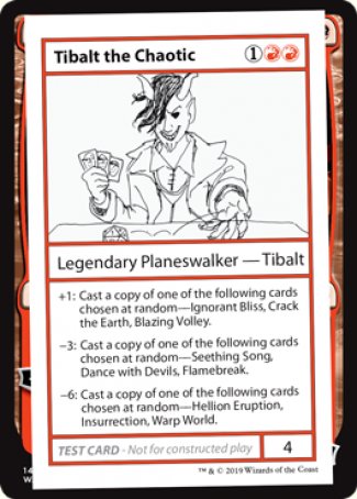 Tibalt the Chaotic (2021 Edition) [Mystery Booster Playtest Cards] | Eastridge Sports Cards & Games