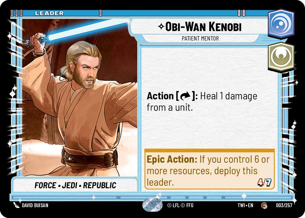 Obi-Wan Kenobi - Patient Mentor (003/257) (003/257) [Twilight of the Republic] | Eastridge Sports Cards & Games
