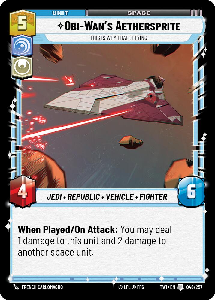 Obi-Wan's Aethersprite - This is Why I Hate Flying (048/257) (048/257) [Twilight of the Republic] | Eastridge Sports Cards & Games
