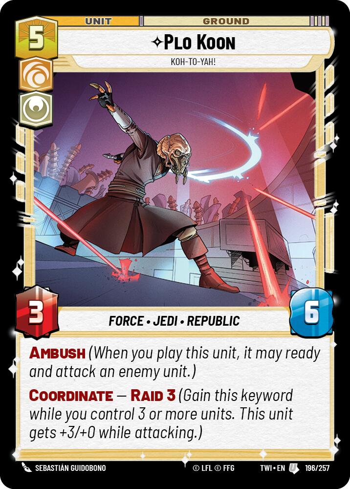 Plo Koon - Koh-to-yah! (196/257) (196/257) [Twilight of the Republic] | Eastridge Sports Cards & Games