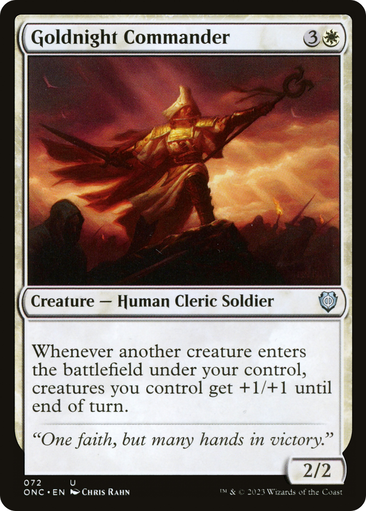 Goldnight Commander [Phyrexia: All Will Be One Commander] | Eastridge Sports Cards & Games